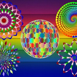 Пазл: Мандалы