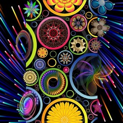 Пазл: Неоновый дождь