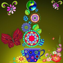 Пазл: Чашка чая