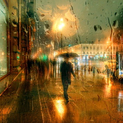 Пазл: Дождь на Невском проспекте 