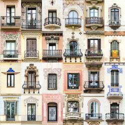 Пазл: Окна Барселоны