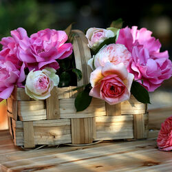Пазл: Корзина роз