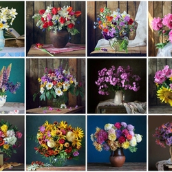 Пазл: Букеты