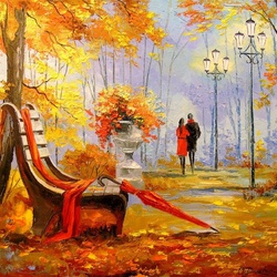 Пазл: Осень в парке 