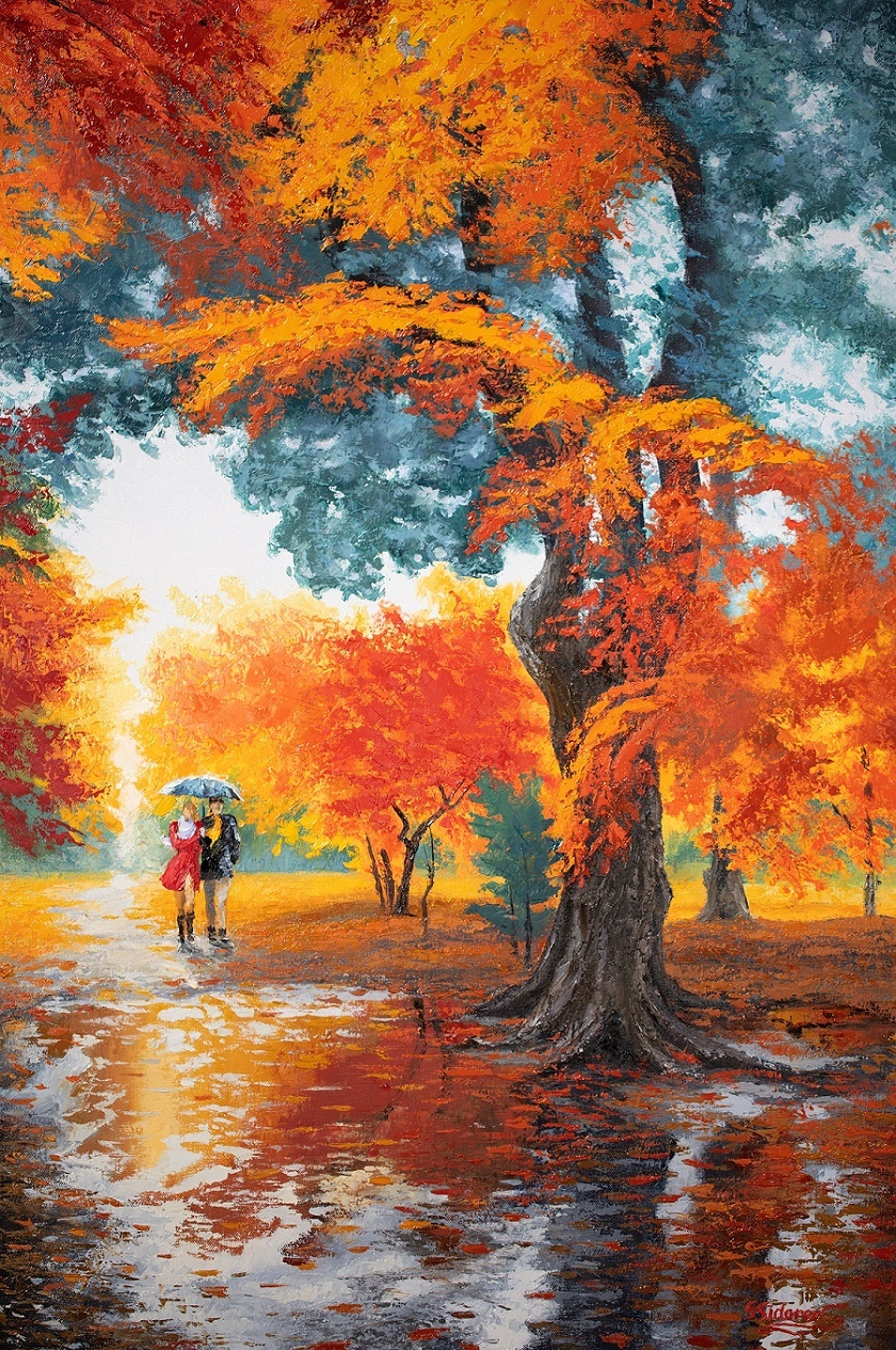 Пейзаж осенний парк афремов. Художник слободан трпевски (slobodan trpevski) (1959 г. Осенняя аллея гуашью. Австралийский пейзажист graham gercken. Осенние картины.