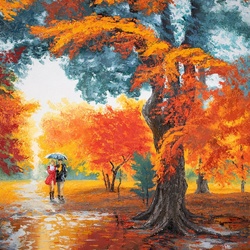 Пазл: Осень в парке 
