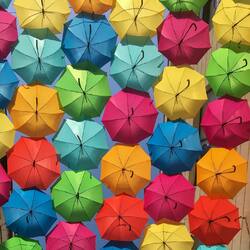 Пазл: Зонтики