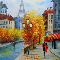Пазл: Осень в Париже 