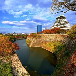 Пазл: Осень в Осаке