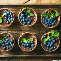 Пазл: Черничный десерт