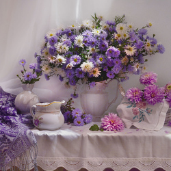 Пазл: Цветы осенние