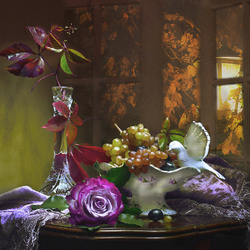 Пазл: Осенний бархатный портрет