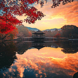 Пазл: Осенний Киото