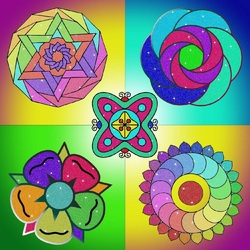 Пазл: Мандалы