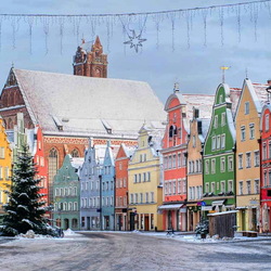 Пазл: Рождественская Бавария