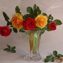 Пазл: Дачные розочки