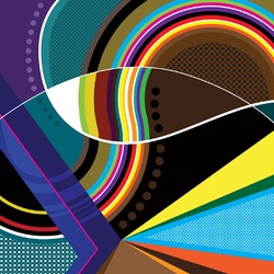 Пазл: Цветная геометрия