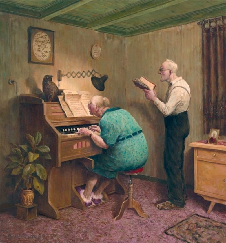 Marius van dokkum художник картины