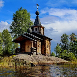 Пазл: Церковь на острове