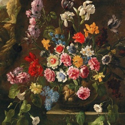 Пазл: Букет цветов весенних