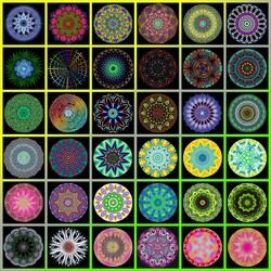 Пазл: Мандалы