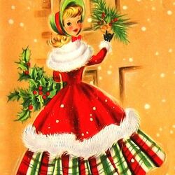 Пазл: Винтажные рождественские открытки