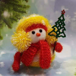 Пазл: Снеговичок