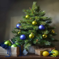 Пазл: Новогодние шары 