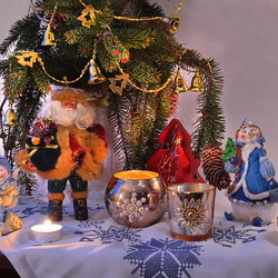 Пазл: Новогодние игрушки