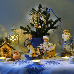 Пазл: Новогодние игрушки