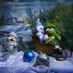 Пазл: Зимние забавы