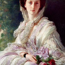 Пазл: Портрет великой княгини Ольги Николаевны, королевы Вюртембергской