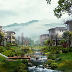 Пазл: Частная деревенька