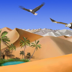 Пазл: Оазис