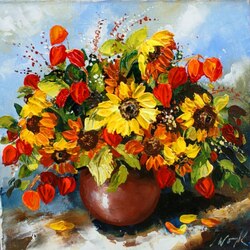 Пазл: Осенний букет