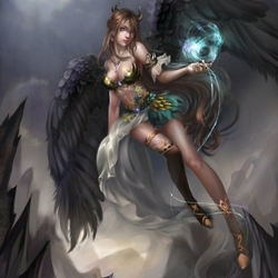 Пазл: Темный ангел