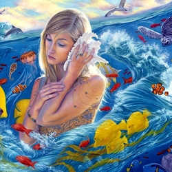 Пазл: Жизнь моря