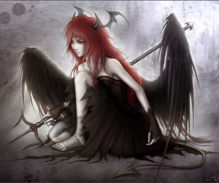 Пазл «Демоница» из 120 элементов | Собрать онлайн пазл №21100