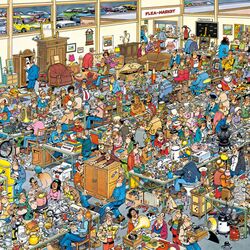 Пазл: Flea Market/Блошиный рынок