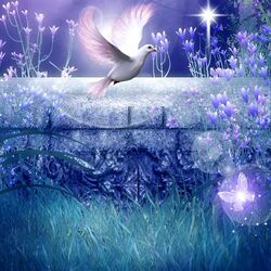 Пазл: Голубая симфония