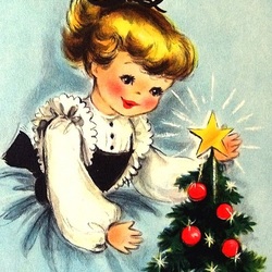 Пазл: Винтажные рождественские открытки