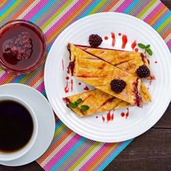 Пазл: Чай и ягодный пирог