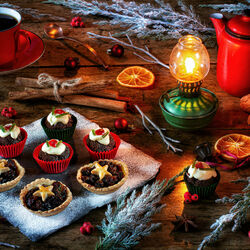 Пазл: Рождественские угощения