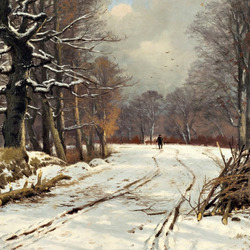 Пазл: Зимняя дорога