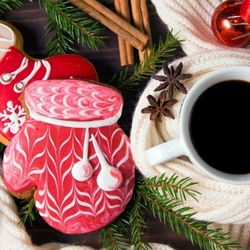 Пазл: Новогодний кофе