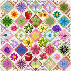 Пазл: Цветочная фантазия