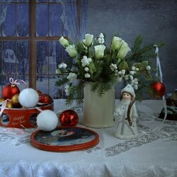 Пазл: Новогодний натюрморт