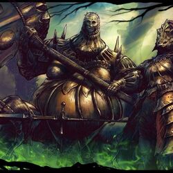 Пазл: Орнштейн Драконоборец и Палач Смоуг