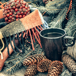 Пазл: Чай в еловых лапах