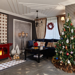 Пазл: Новогодний интерьер
